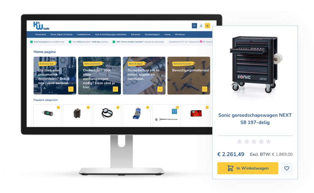 Hyva webshop Magento