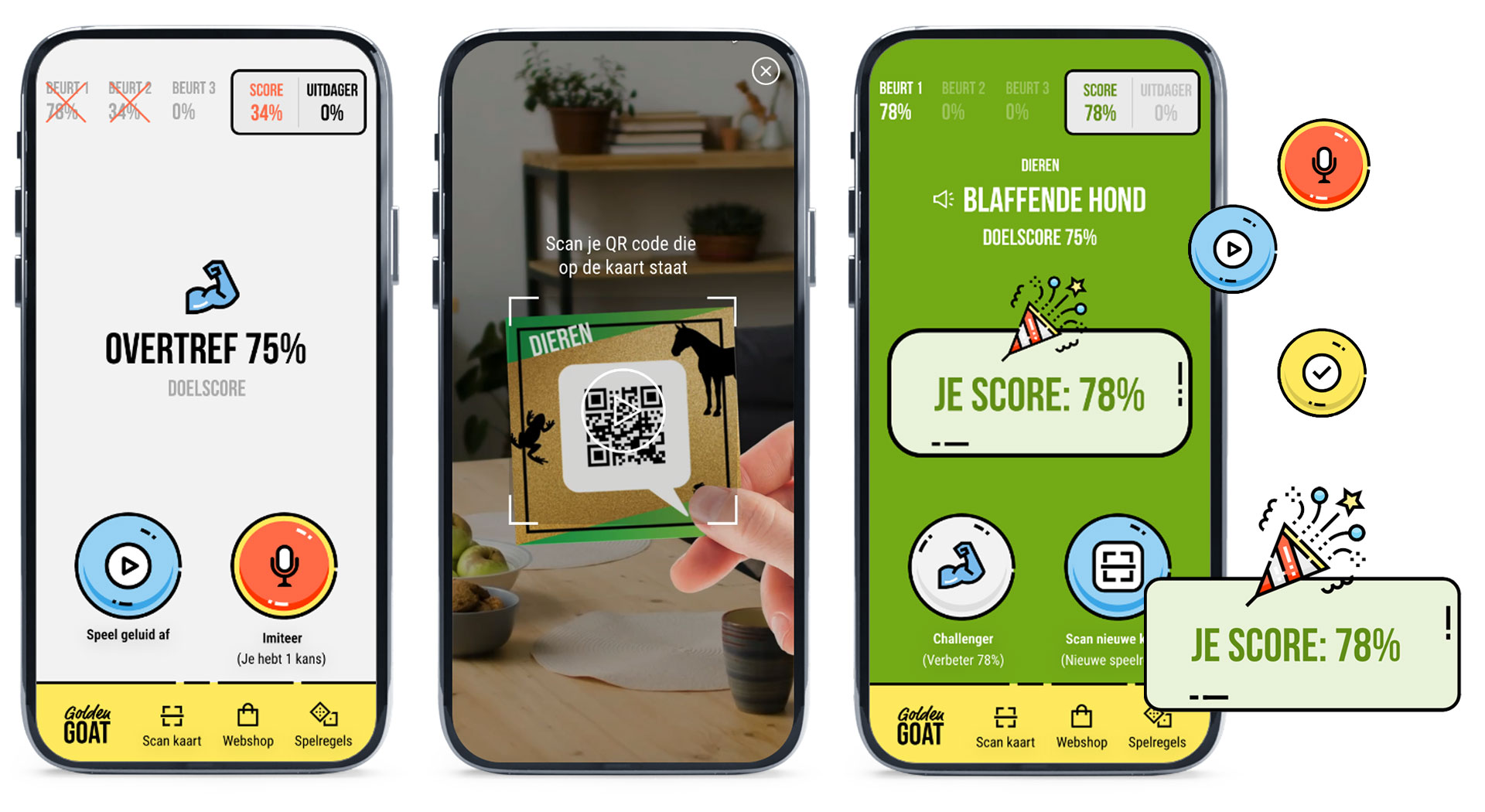 App ontwerp golden goat